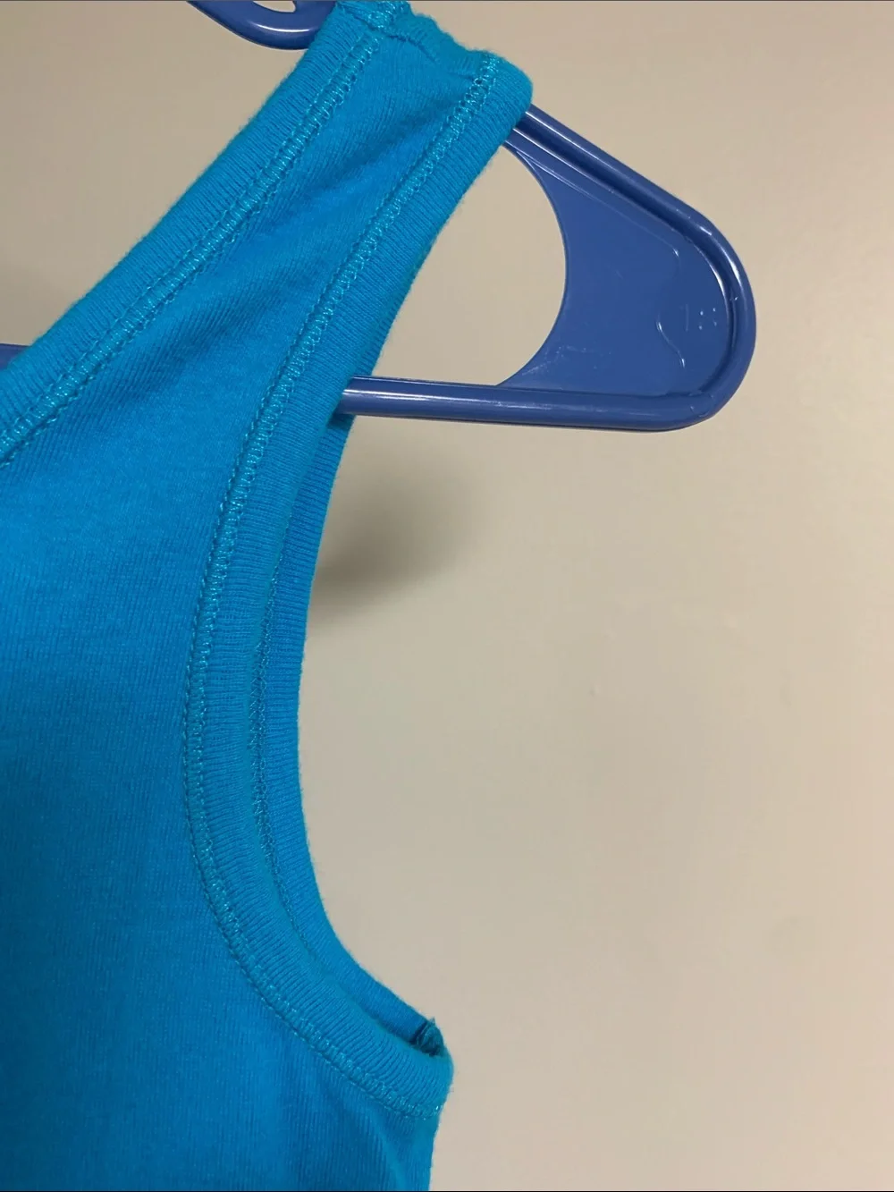 Justice Girls' Turquoise Logo Tank